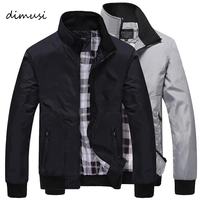 DIMUSI Mens Pilot Bomber Jacket Male Fashion Baseball Hip Hop Streetwear Coats Men Slim Fit Windbreaker Coat Brand Clothing 4XL